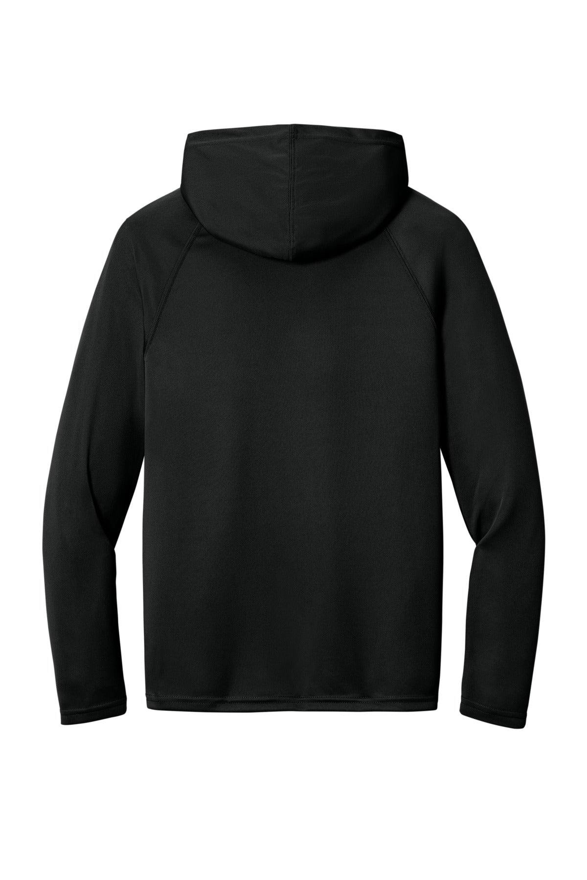 A4 Cooling Performance Long Sleeve Hooded Tee - Black