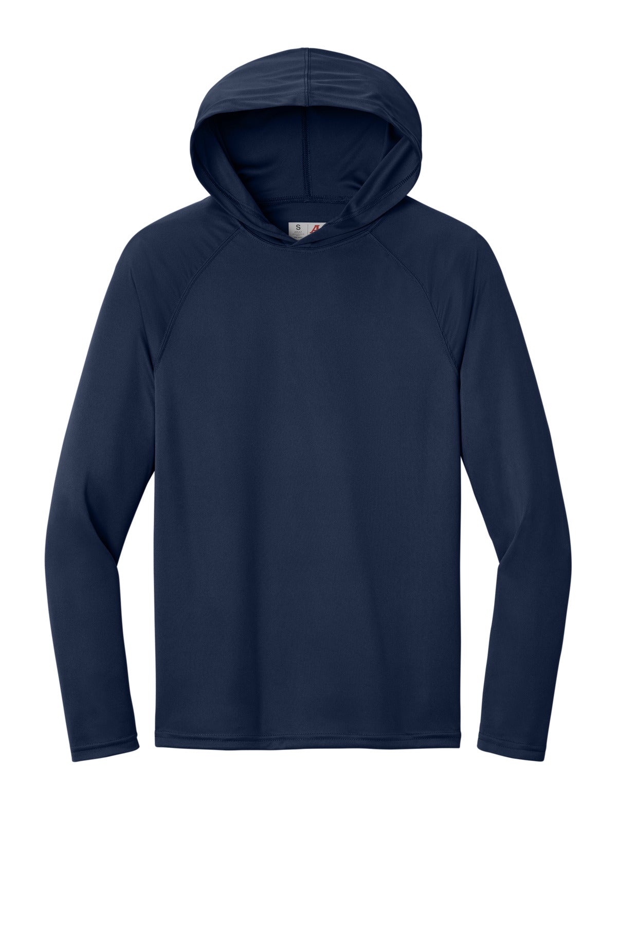 A4 Cooling Performance Long Sleeve Hooded Tee - Navy