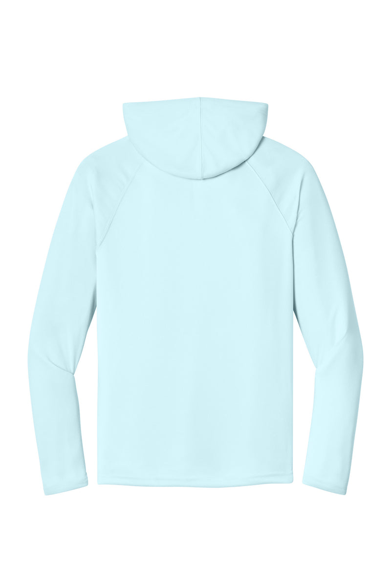 A4 Cooling Performance Long Sleeve Hooded Tee - Pastel Blue
