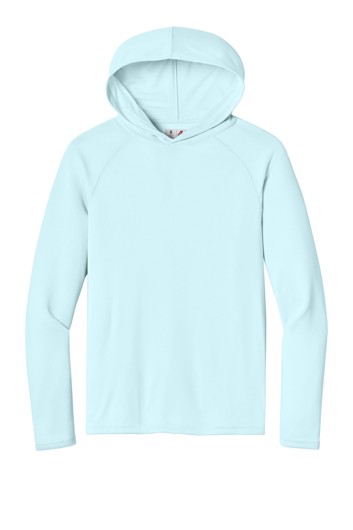 A4 Cooling Performance Long Sleeve Hooded Tee - Pastel Blue