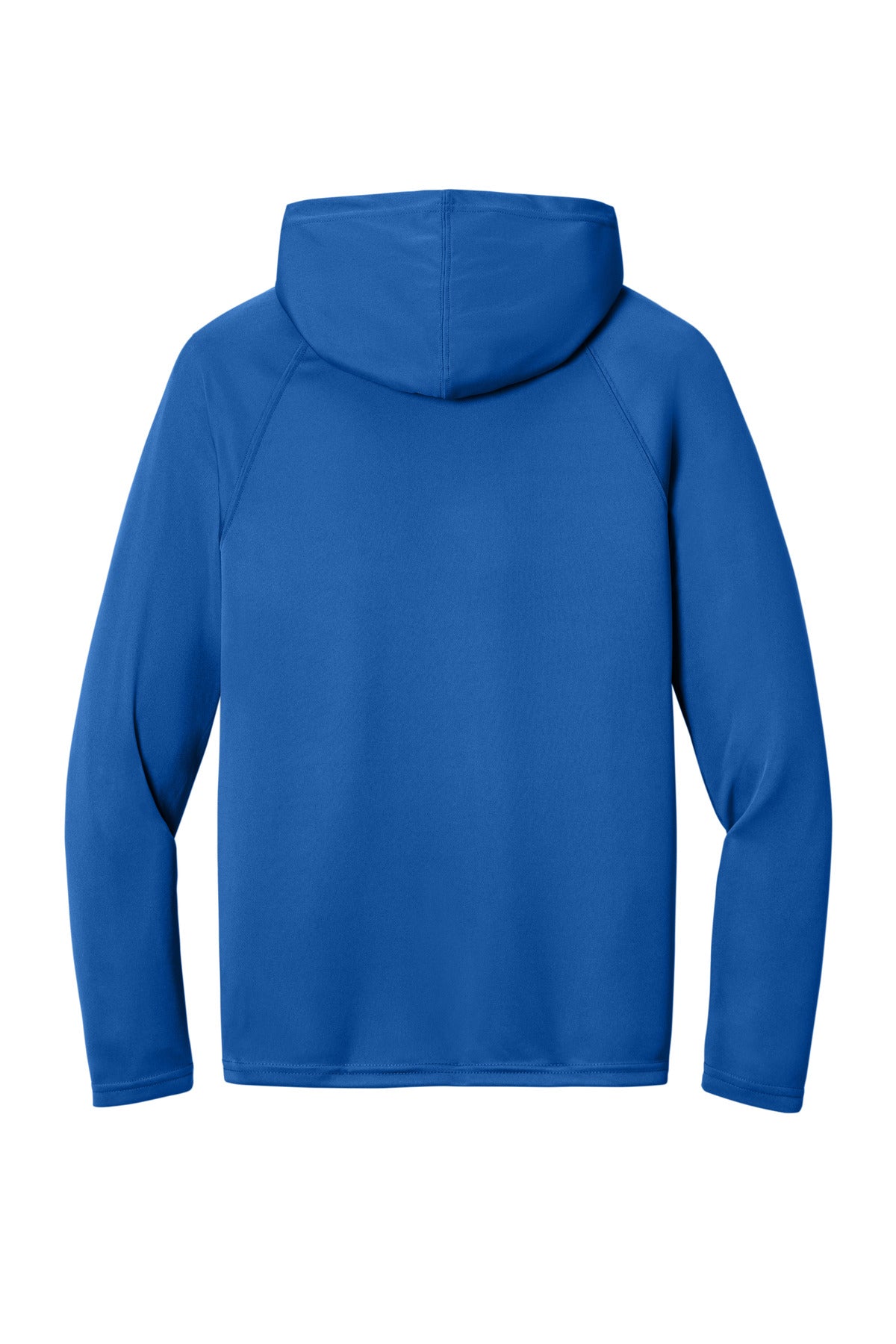 A4 Cooling Performance Long Sleeve Hooded Tee - Royal