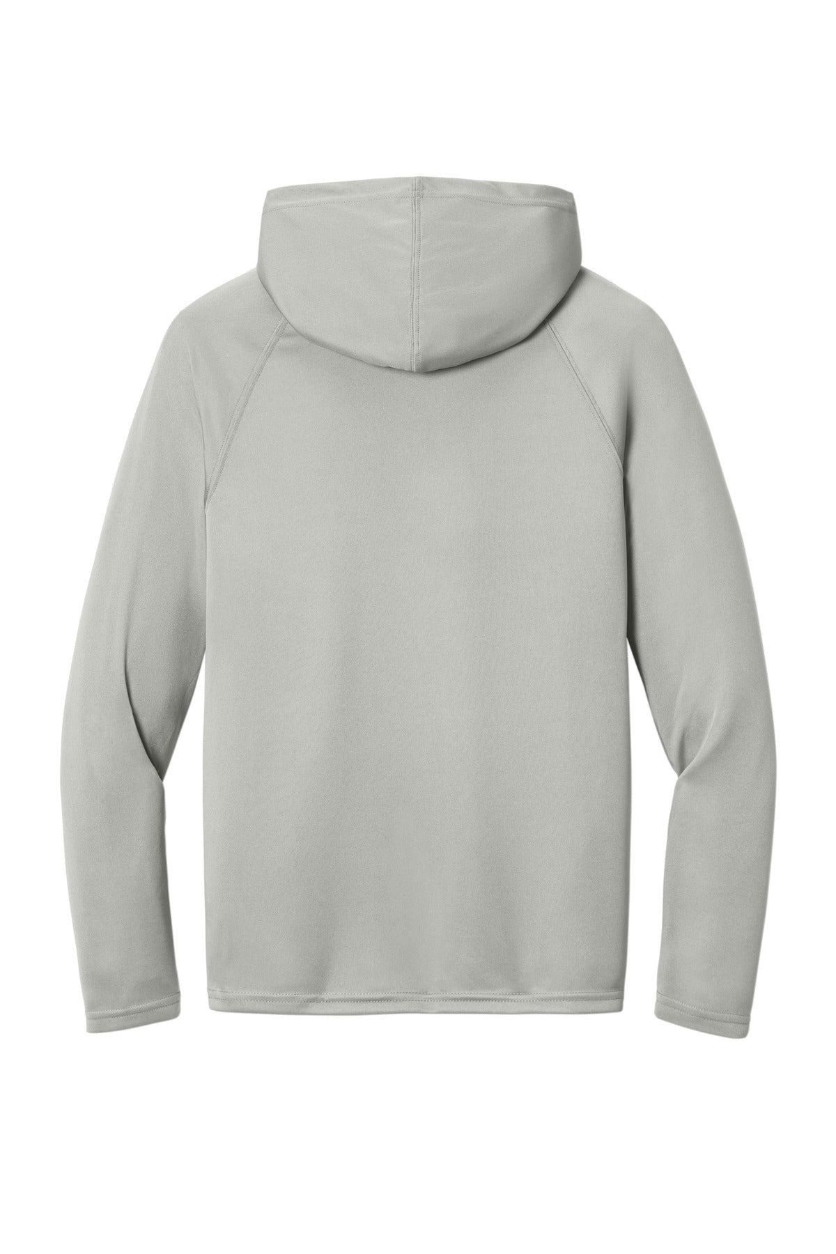 A4 Cooling Performance Long Sleeve Hooded Tee - Silver