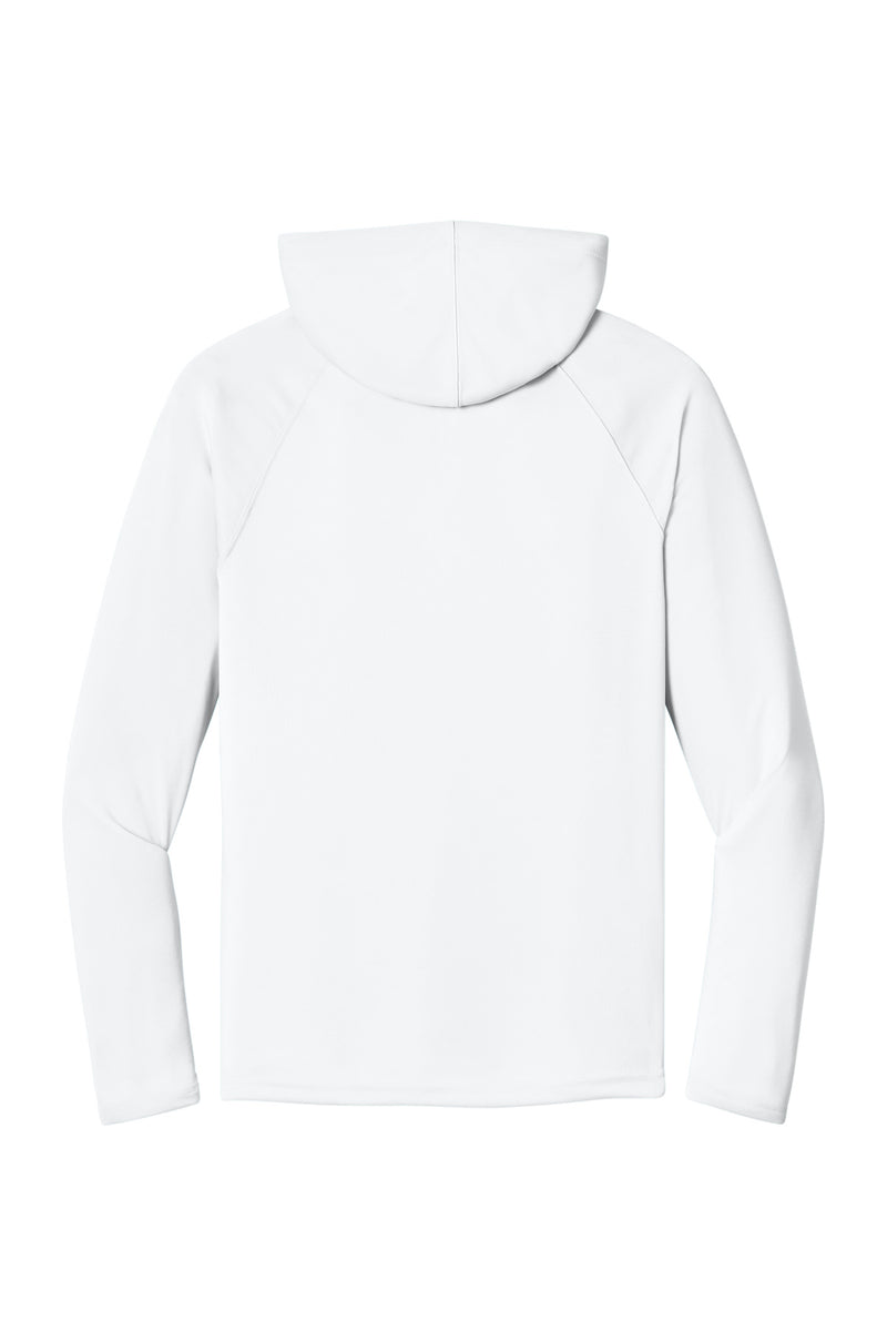 A4 Cooling Performance Long Sleeve Hooded Tee - White