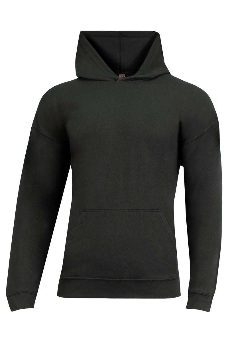 A4 Softek Long Sleeve Hooded Tee - Black