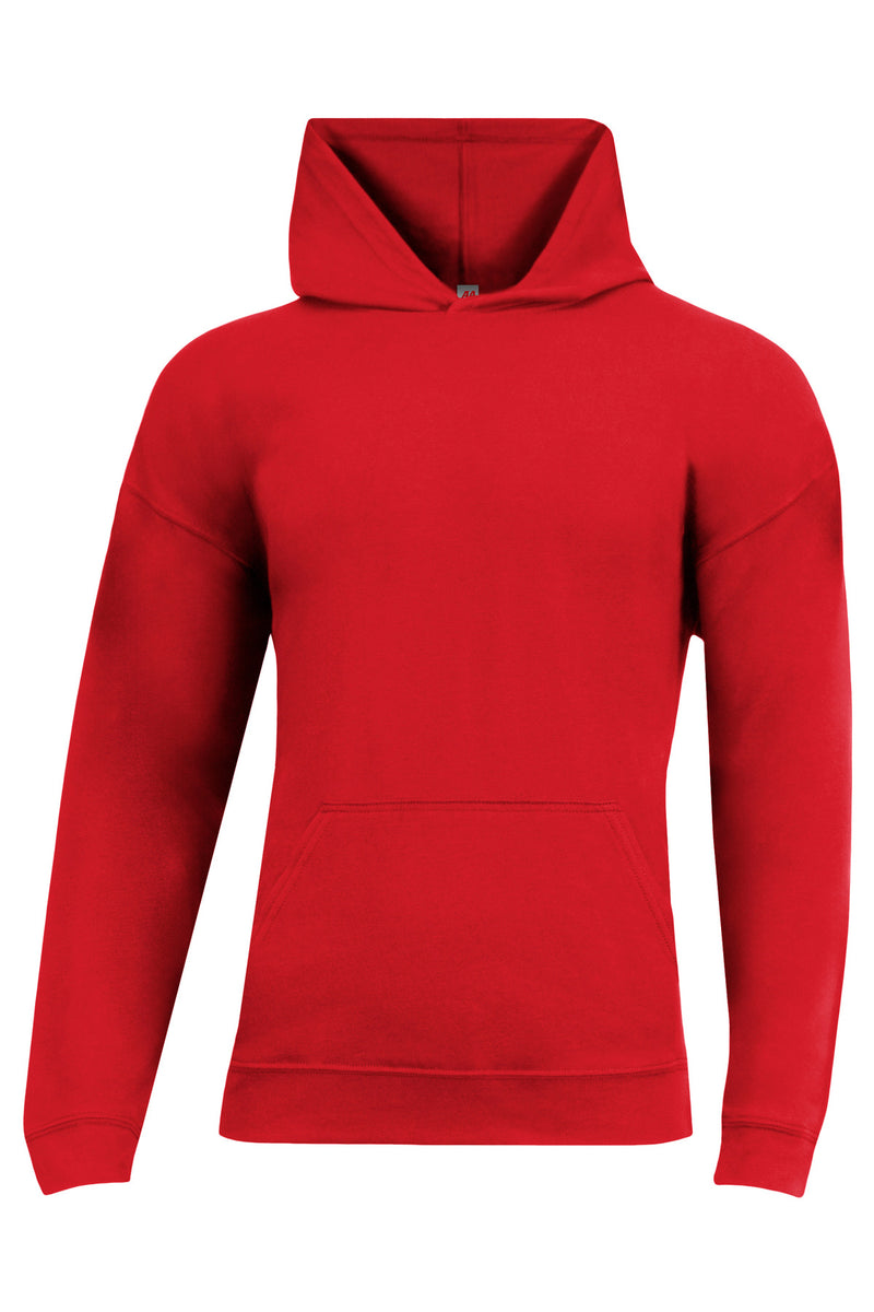 A4 Softek Long Sleeve Hooded Tee - Scarlet