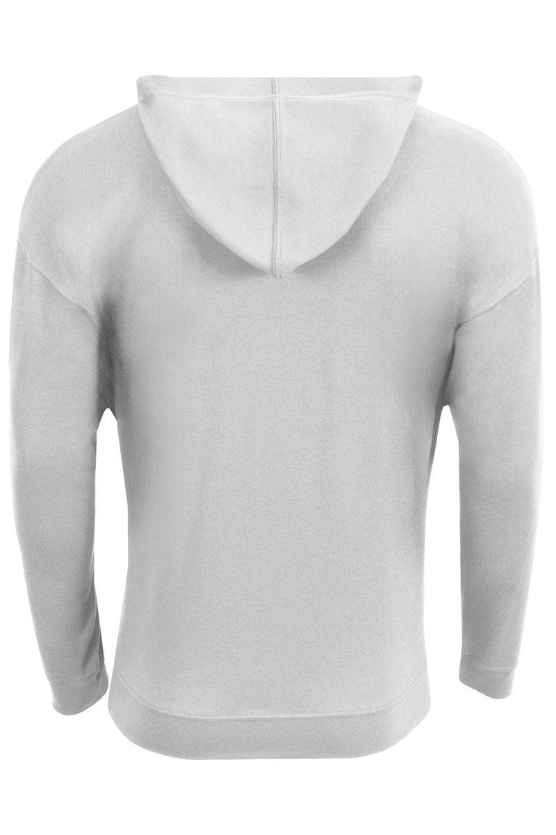 A4 Softek Long Sleeve Hooded Tee - Silver