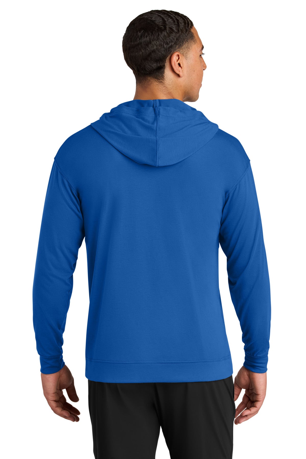 A4 Softek Long Sleeve Hooded Tee - Royal