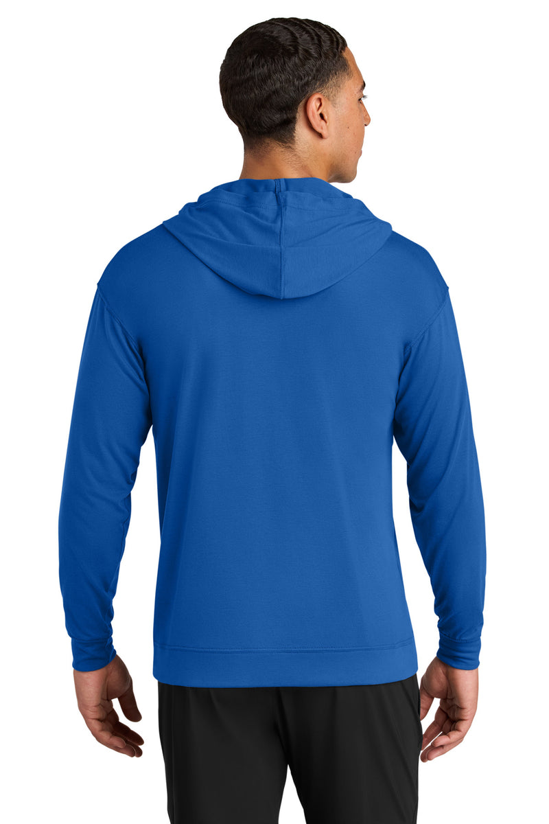 A4 Softek Long Sleeve Hooded Tee - Royal