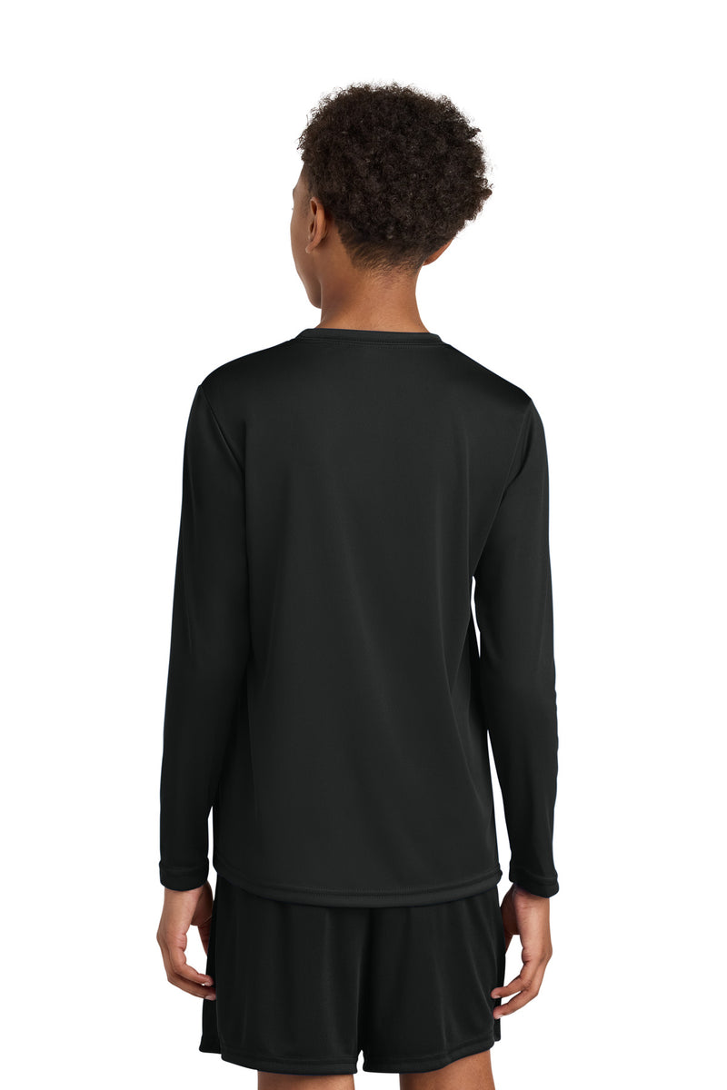A4 Youth Cooling Performance Long Sleeve Tee - Black