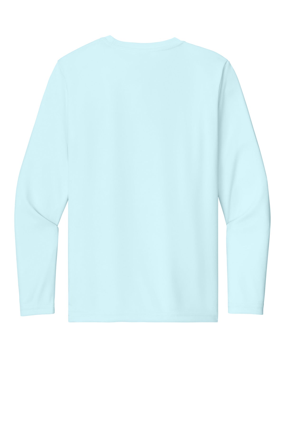 A4 Youth Cooling Performance Long Sleeve Tee - Pastel Blue