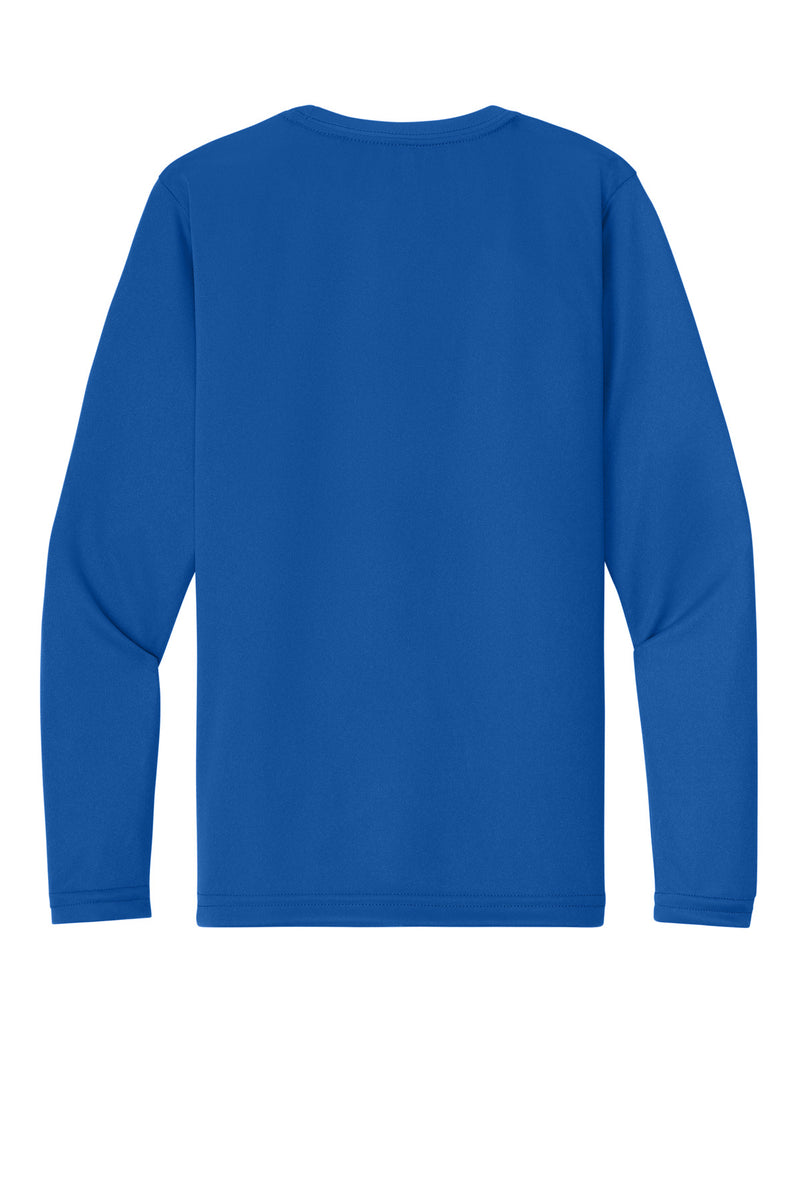 A4 Youth Cooling Performance Long Sleeve Tee - Royal