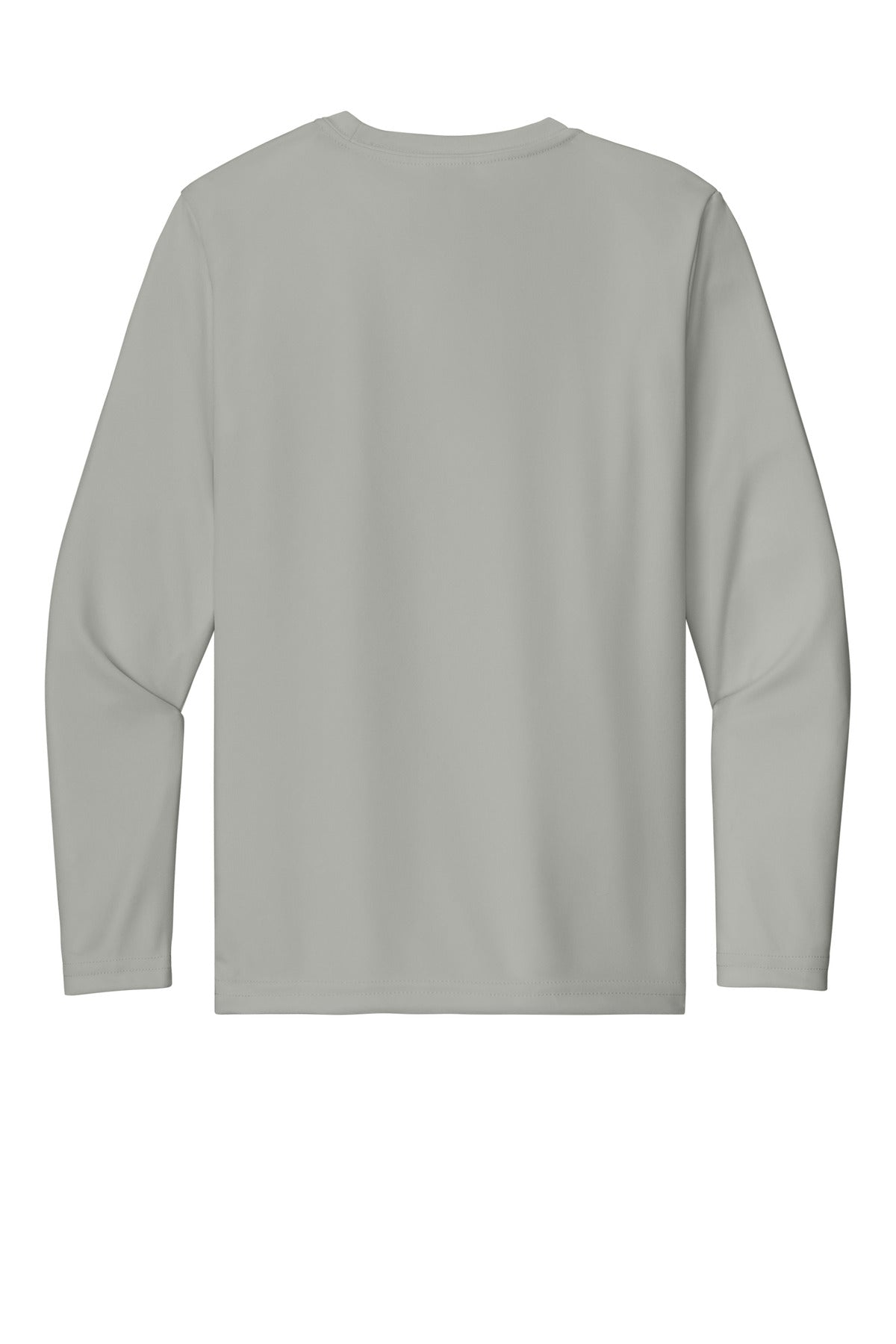 A4 Youth Cooling Performance Long Sleeve Tee - Silver