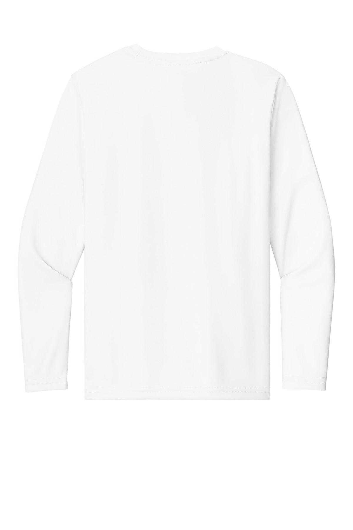 A4 Youth Cooling Performance Long Sleeve Tee - White