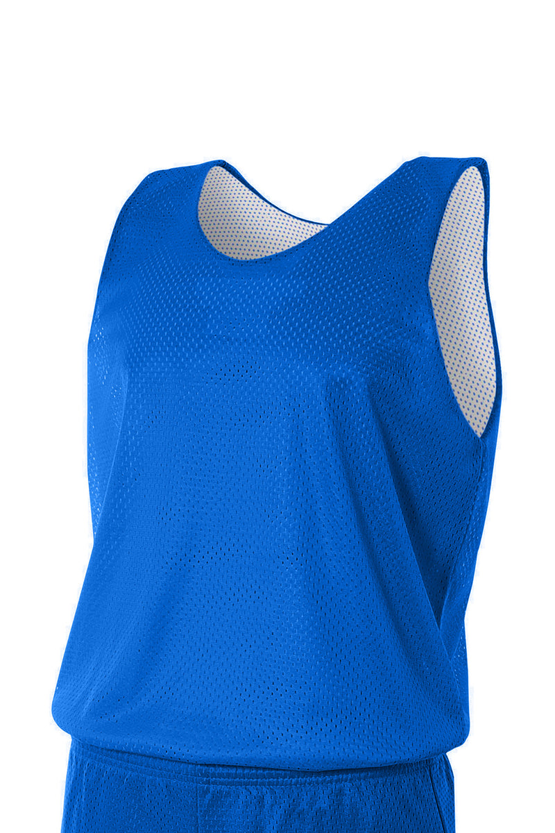 A4 Sprint Reversible Mesh Tank - Royal/ White