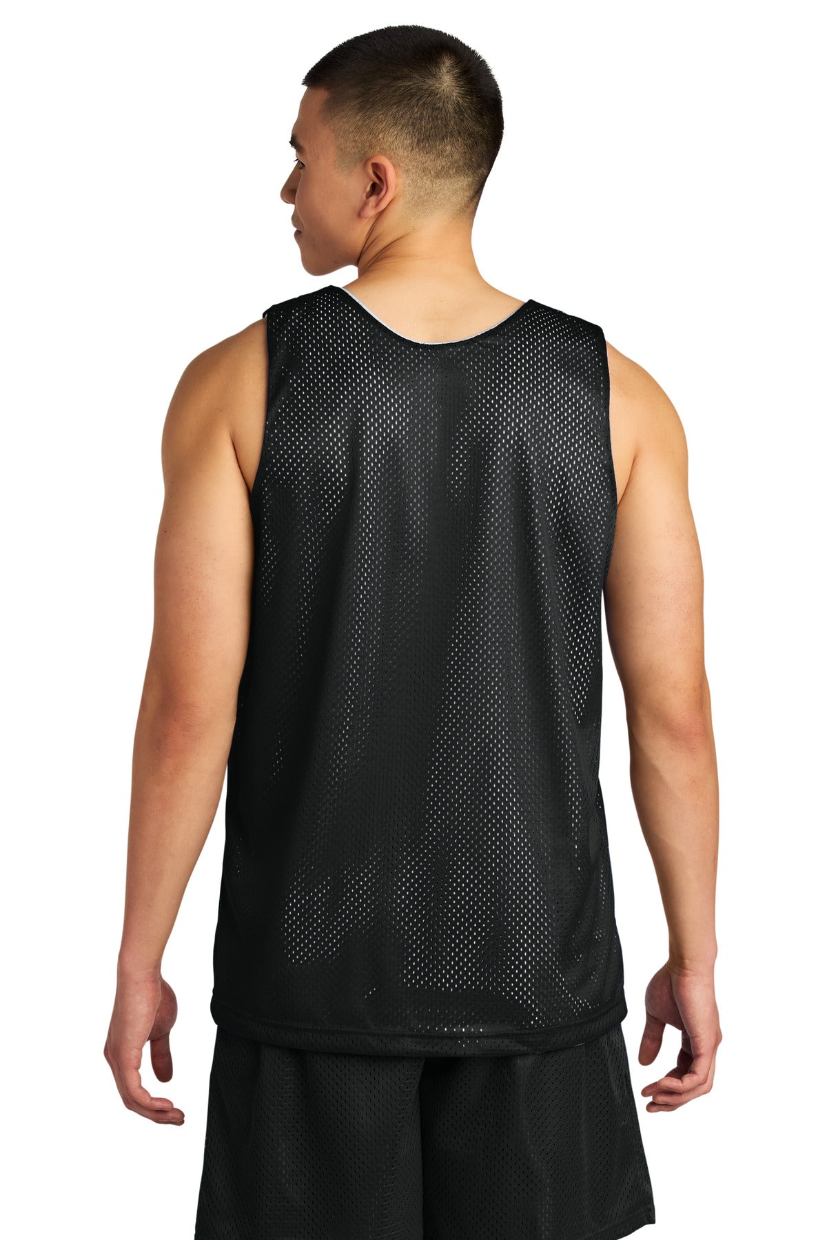A4 Sprint Reversible Mesh Tank - Black/ White
