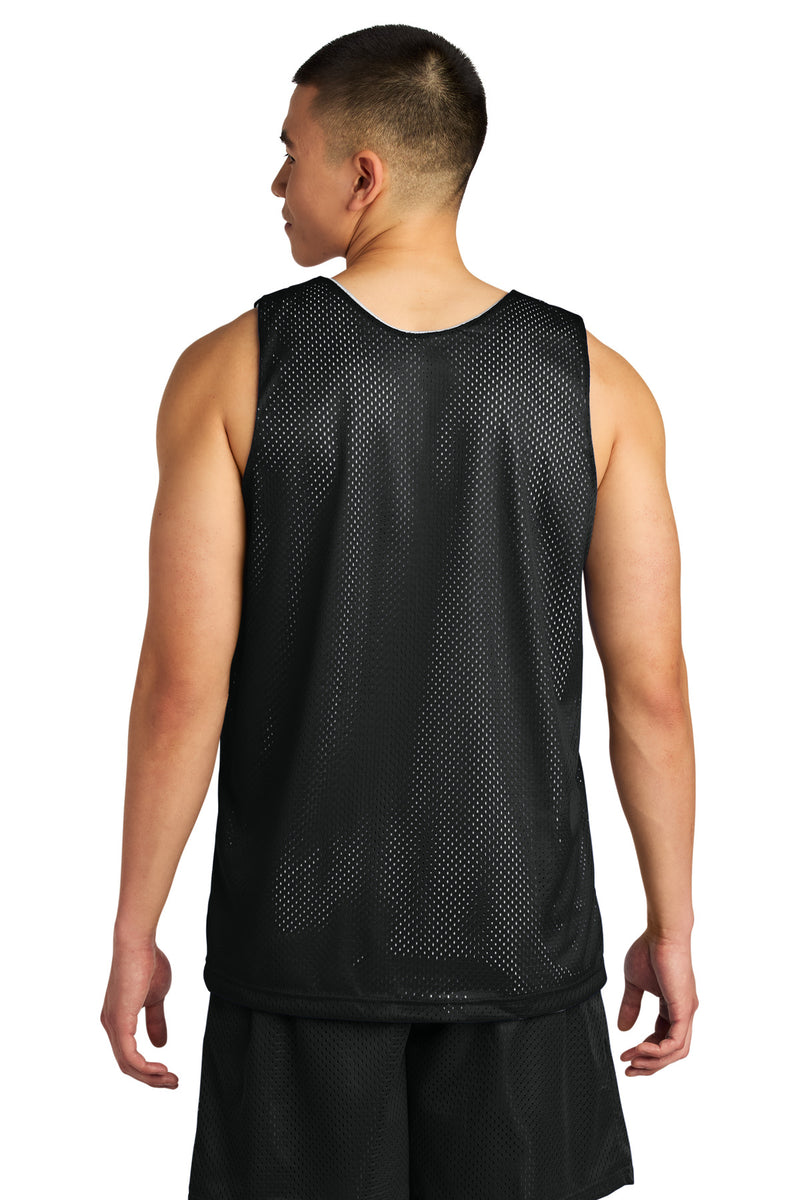 A4 Sprint Reversible Mesh Tank - Black/ White