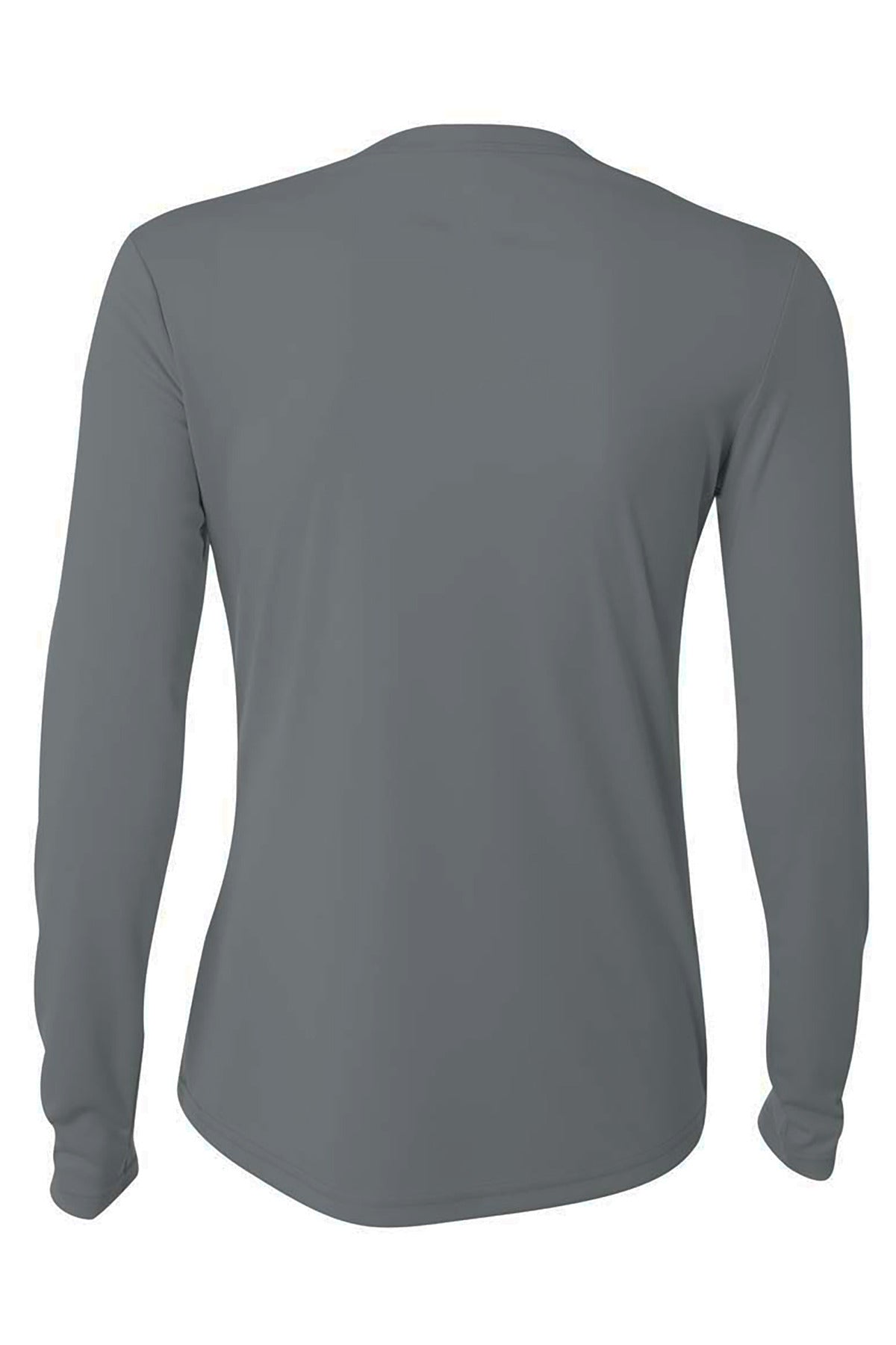 A4 Women's Cooling Performance Long Sleeve Tee - Graphite