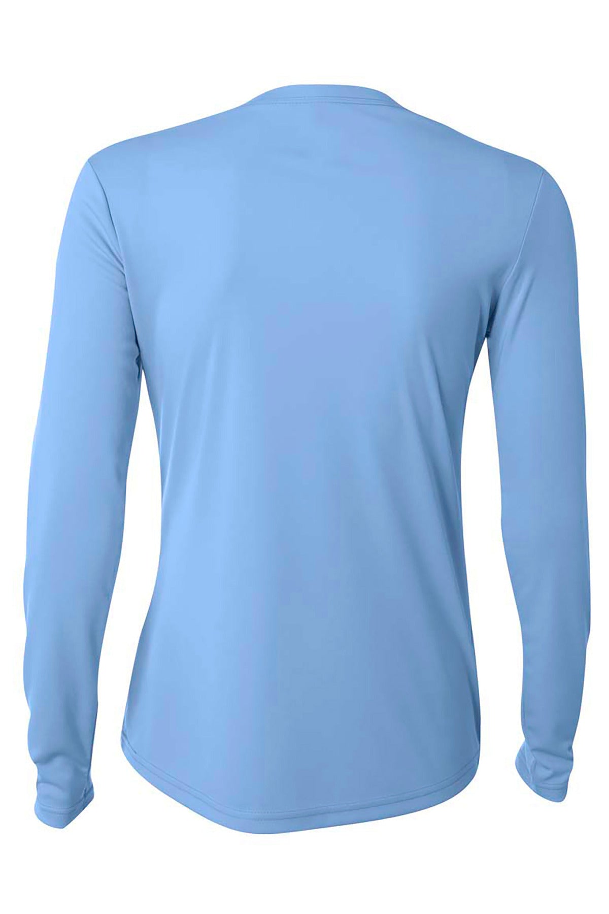 A4 Women's Cooling Performance Long Sleeve Tee - Light Blue