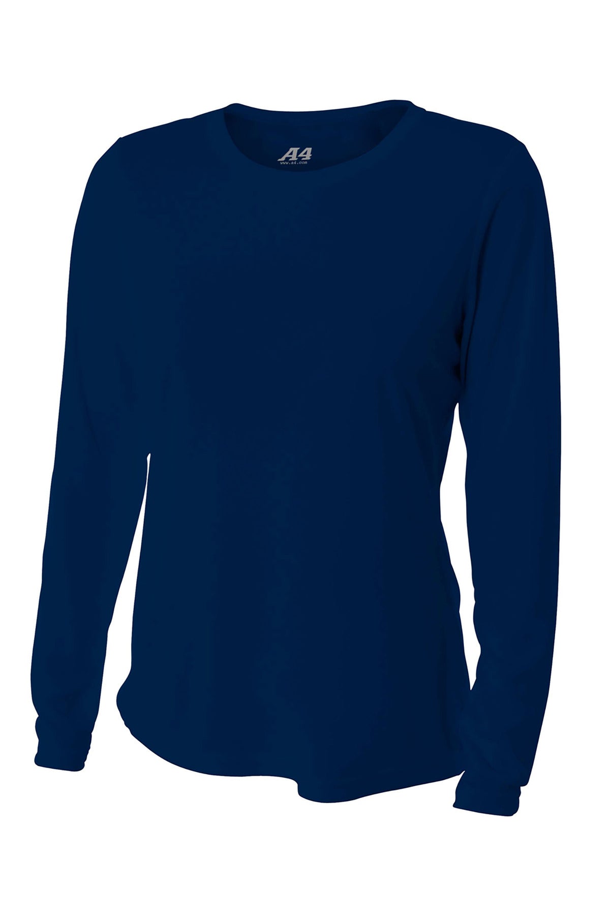 A4 Women's Cooling Performance Long Sleeve Tee - Navy