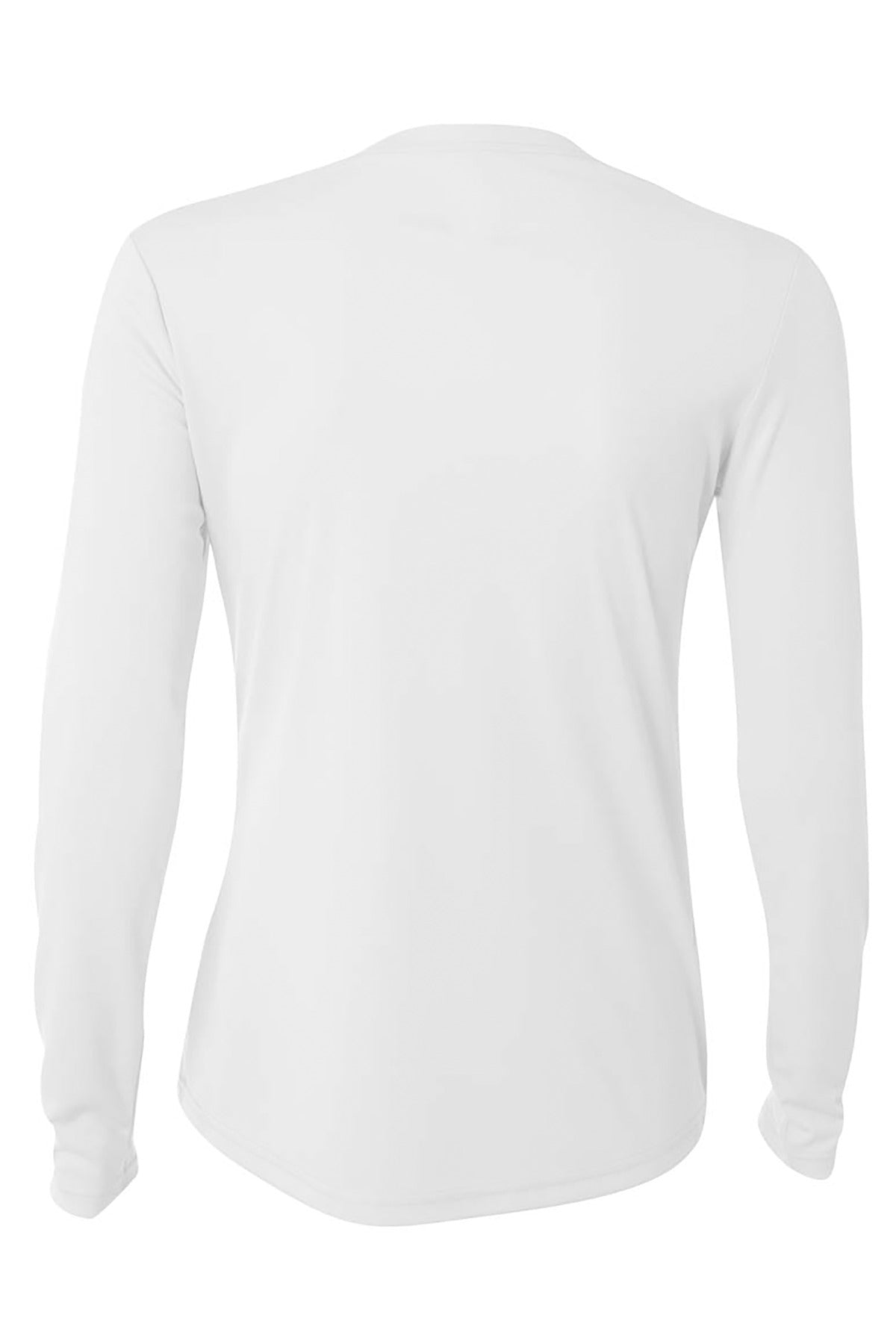 A4 Women's Cooling Performance Long Sleeve Tee - White