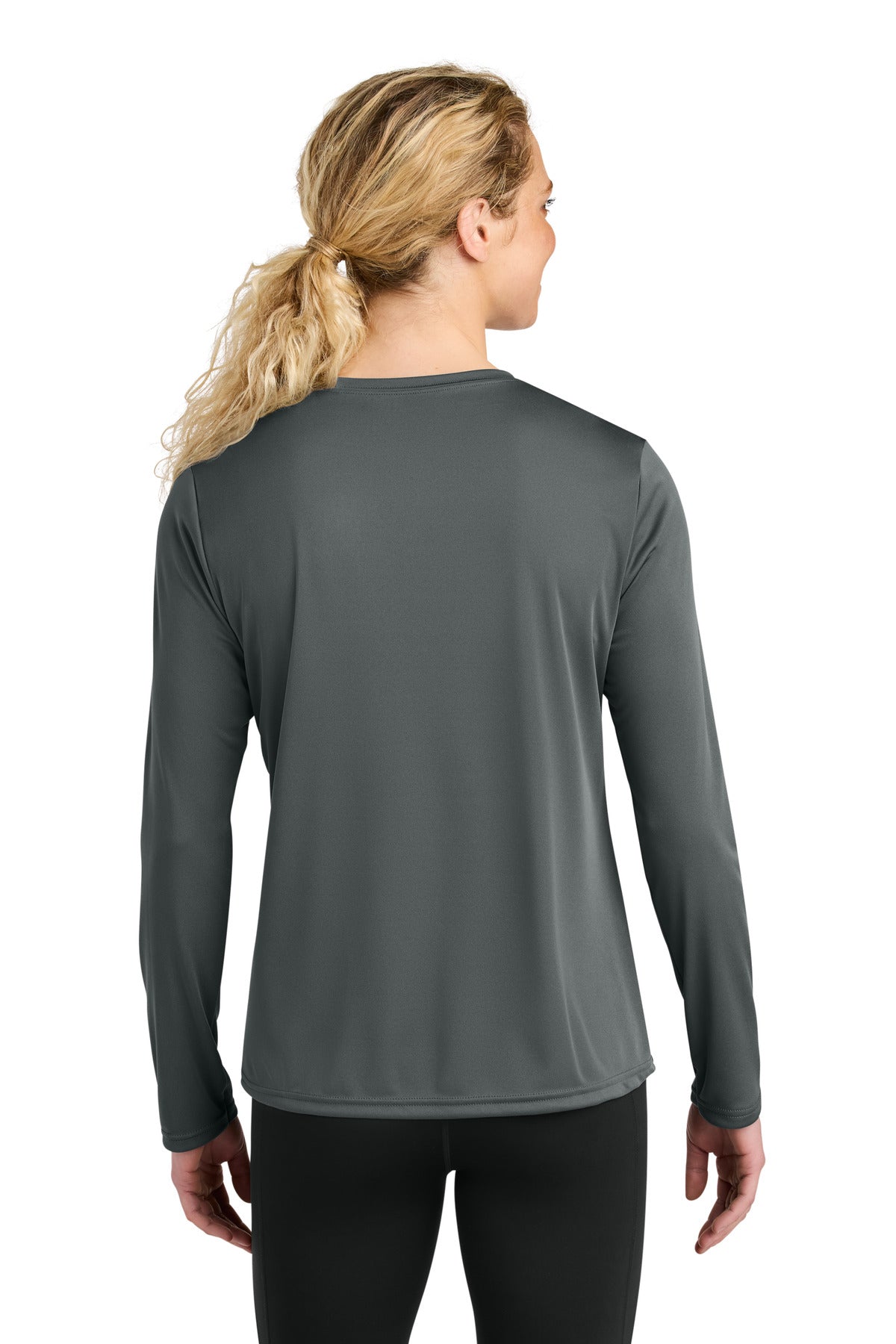 A4 Women's Cooling Performance Long Sleeve Tee - Graphite
