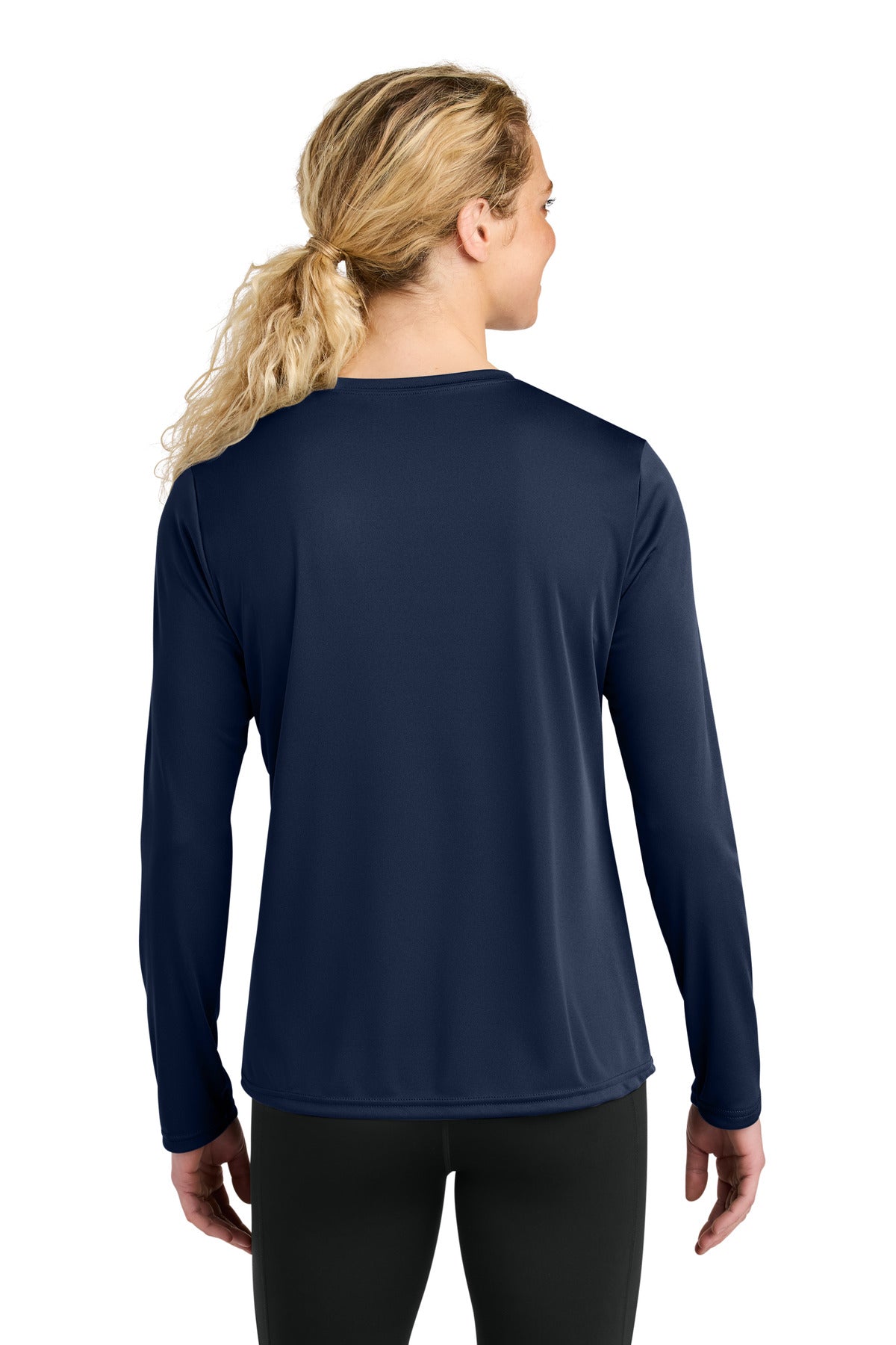 A4 Women's Cooling Performance Long Sleeve Tee - Navy