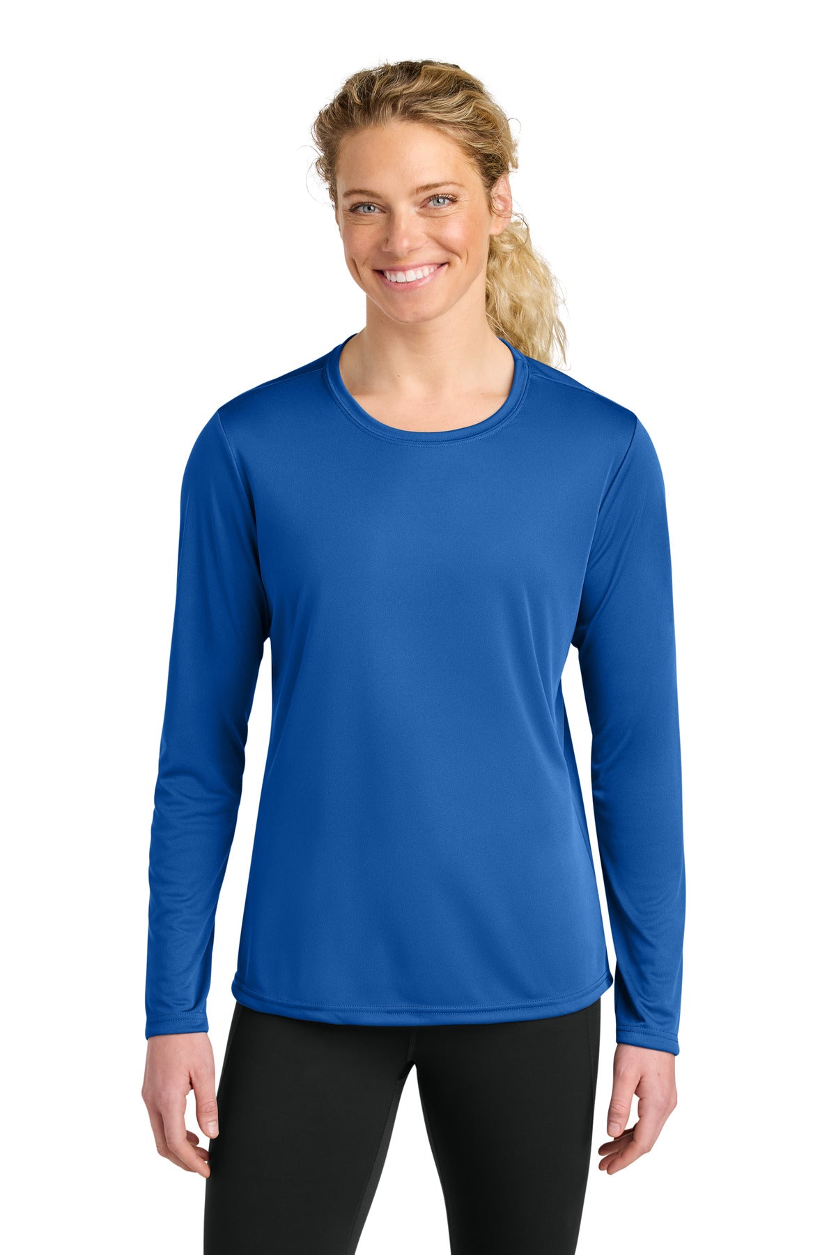 A4 Women's Cooling Performance Long Sleeve Tee - Royal