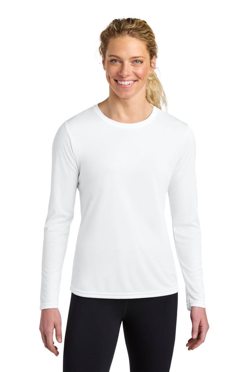 A4 Women's Cooling Performance Long Sleeve Tee - White