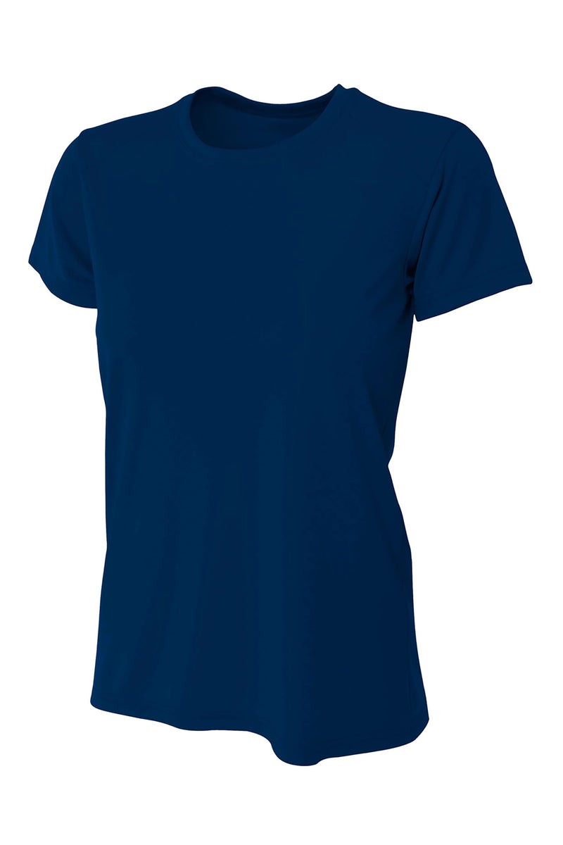 A4 Women's Cooling Performance Short Sleeve Tee - Navy
