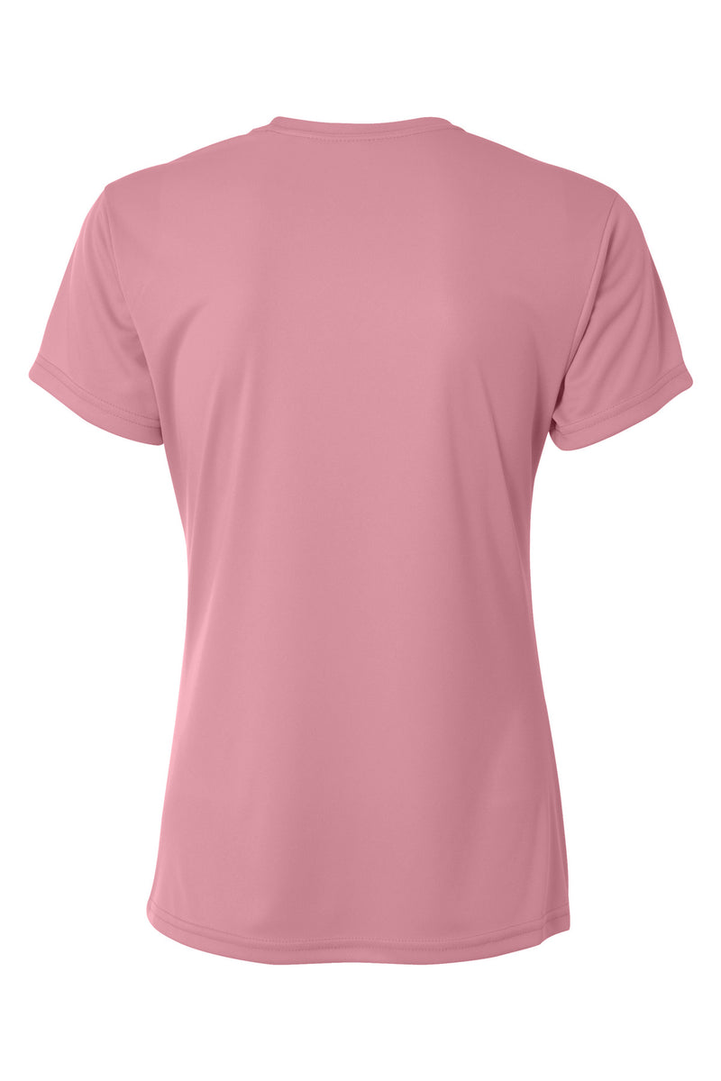 A4 Women's Cooling Performance Short Sleeve Tee - Pink