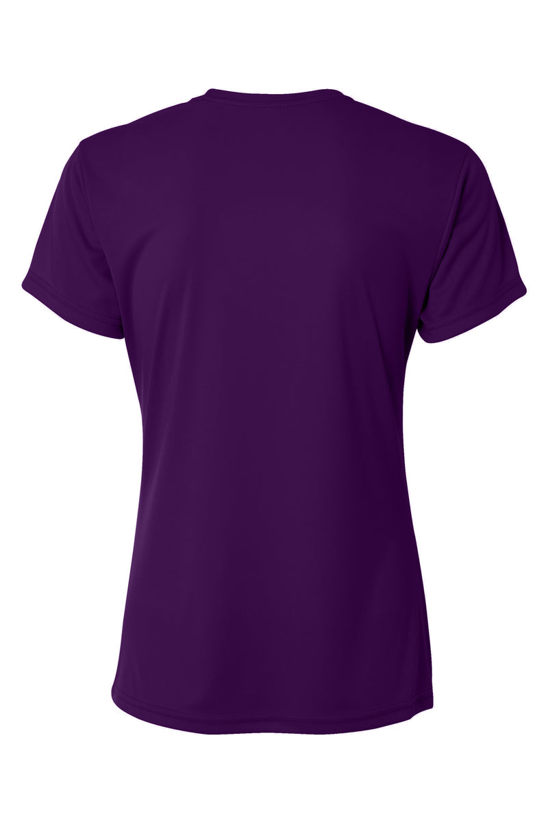 A4 Women's Cooling Performance Short Sleeve Tee - Purple