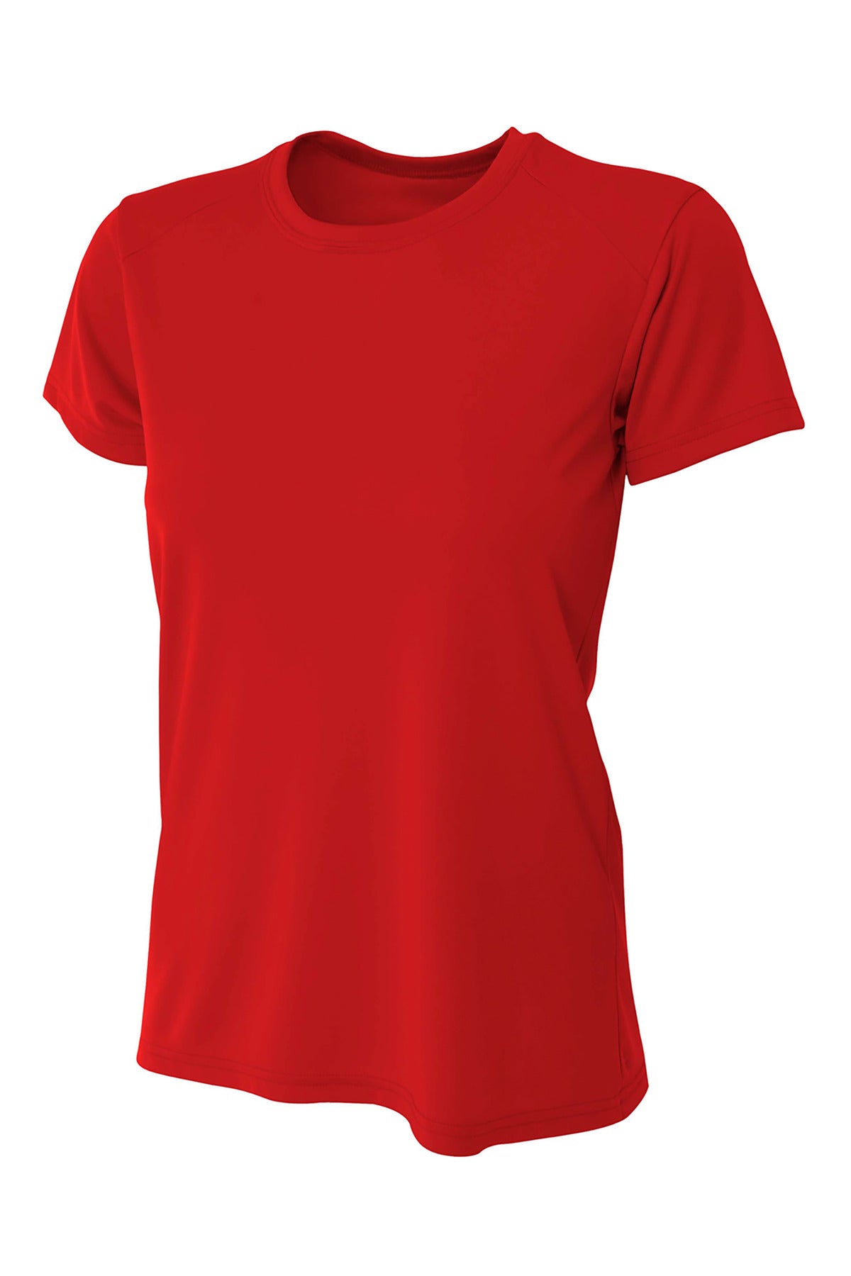A4 Women's Cooling Performance Short Sleeve Tee - Scarlet