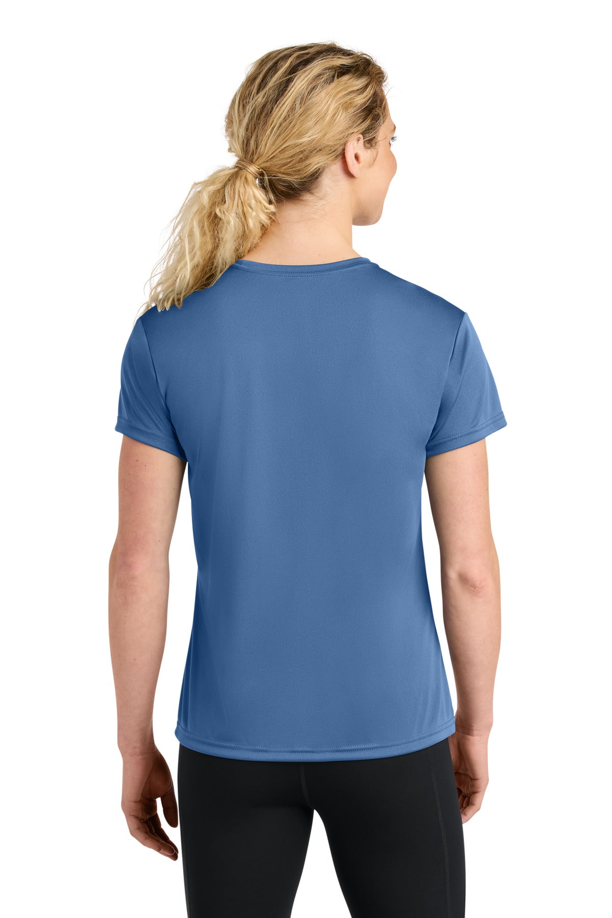 A4 Women's Cooling Performance Short Sleeve Tee - Light Blue