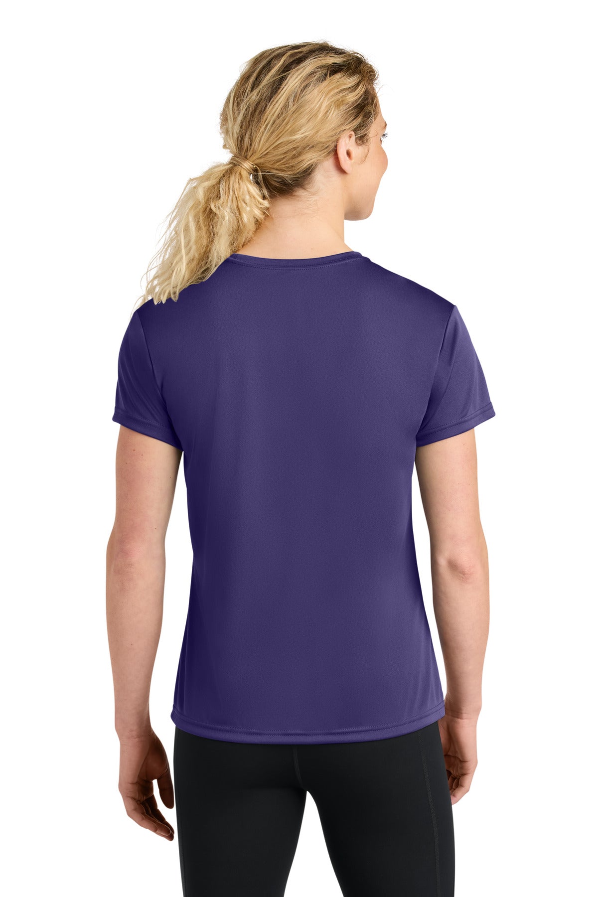 A4 Women's Cooling Performance Short Sleeve Tee - Purple