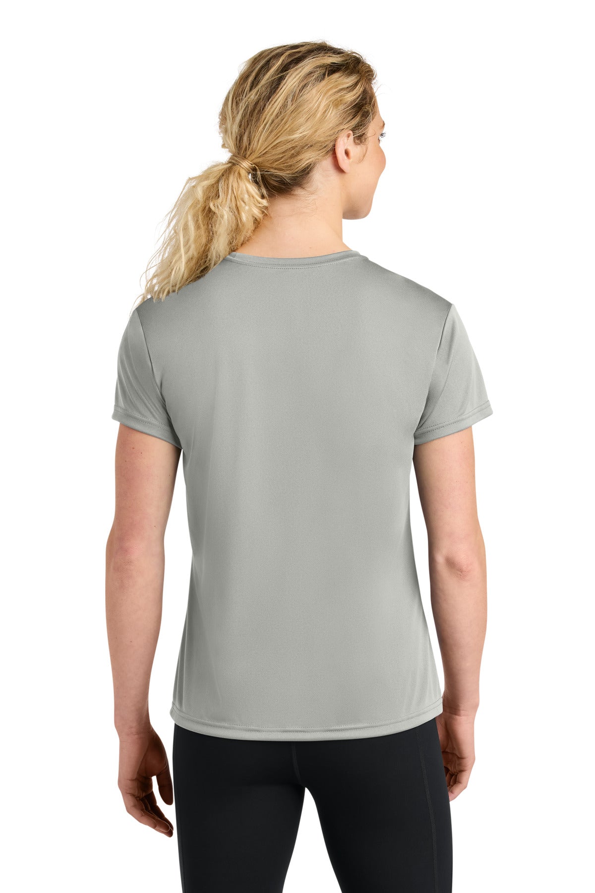 A4 Women's Cooling Performance Short Sleeve Tee - Silver
