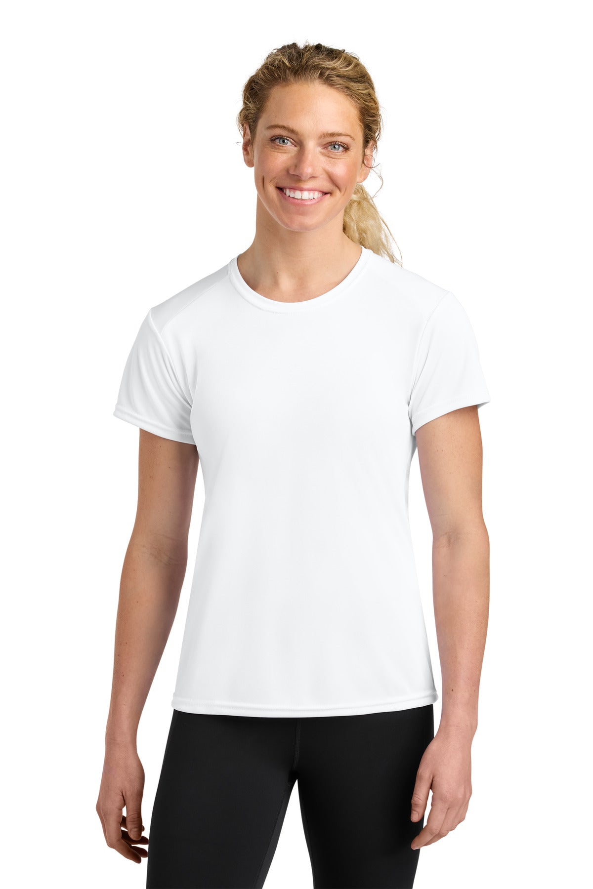 A4 Women's Cooling Performance Short Sleeve Tee - White