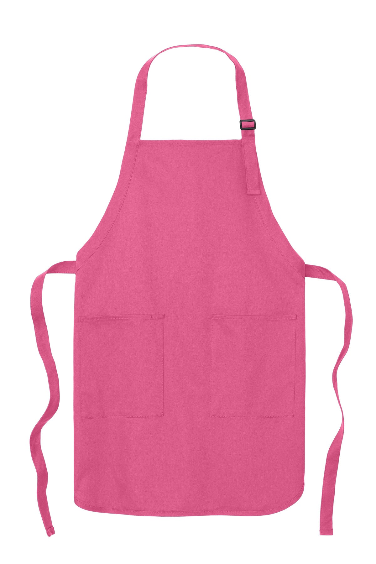 Port Authority Full-Length Apron with Pockets - Awareness Pink