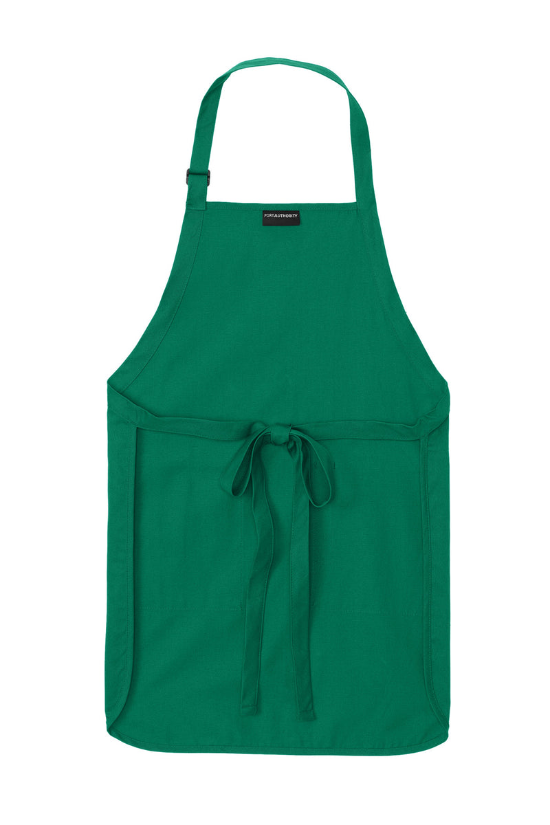 Port Authority Full-Length Apron with Pockets - Kelly Green