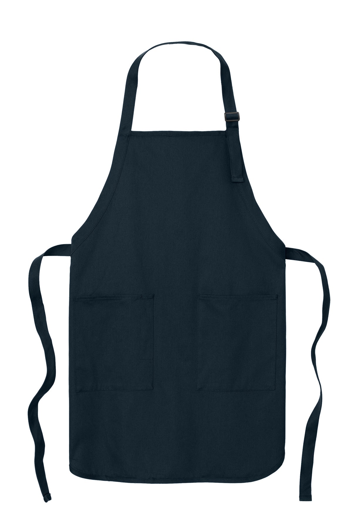 Port Authority Full-Length Apron with Pockets - Navy