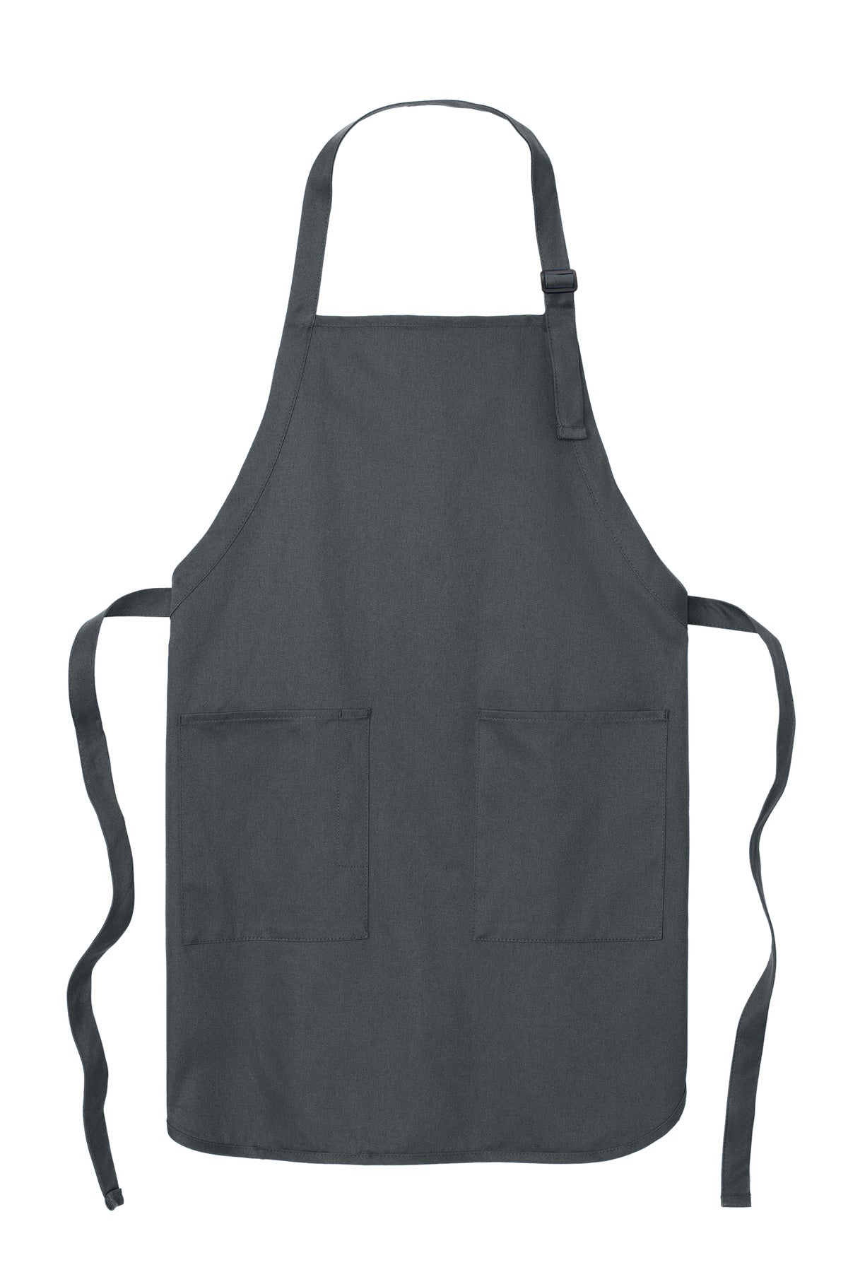 Port Authority Full-Length Apron with Pockets - Storm Grey