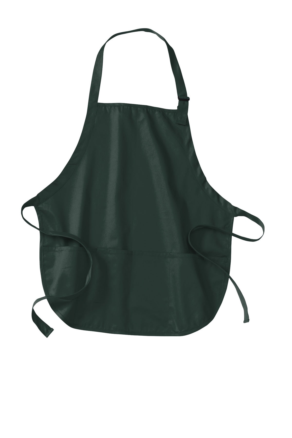 Port Authority Medium-Length Apron with Pouch Pockets - Hunter