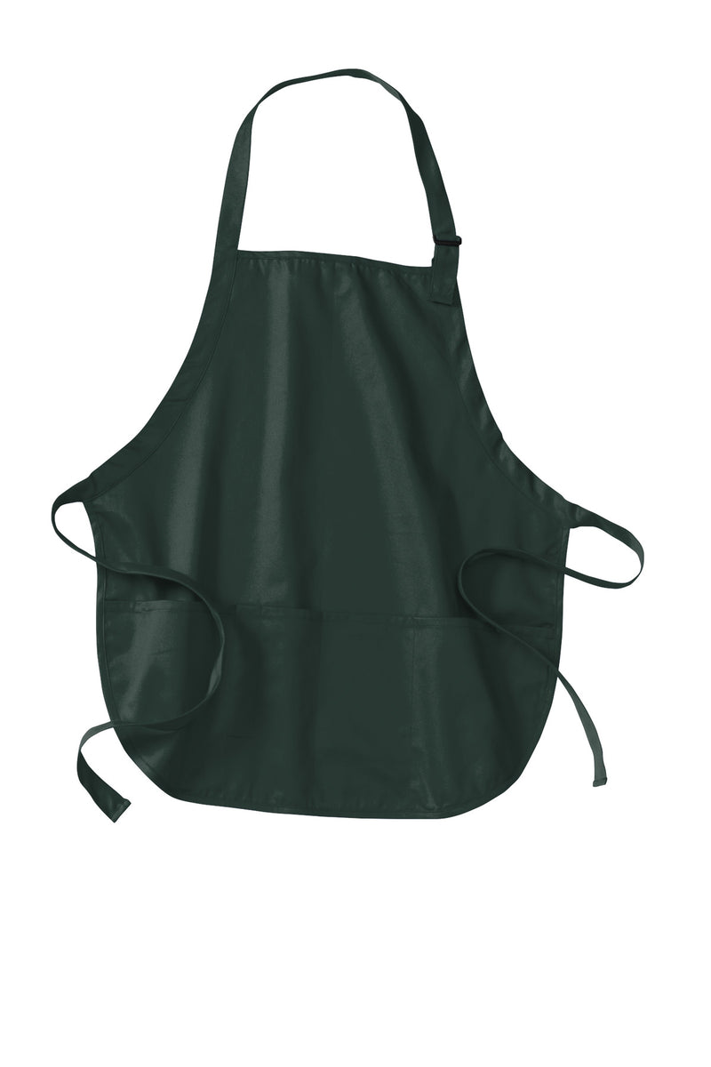 Port Authority Medium-Length Apron with Pouch Pockets - Hunter