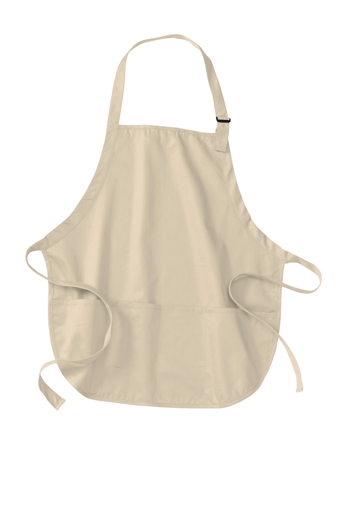 Port Authority Medium-Length Apron with Pouch Pockets - Stone