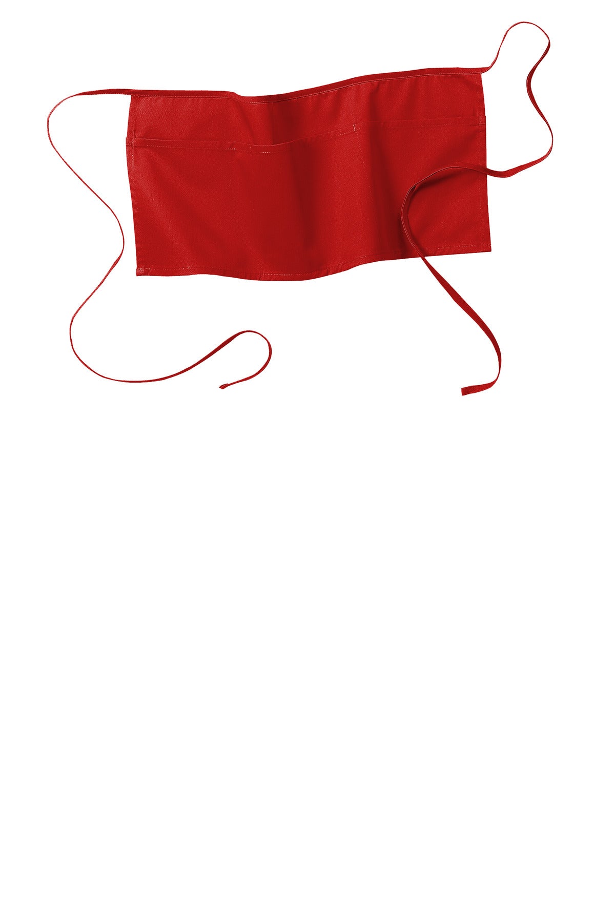 Port Authority Waist Apron with Pockets - Red