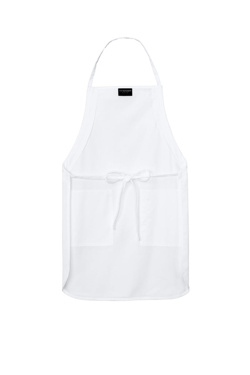 Port Authority Full-Length Apron - White