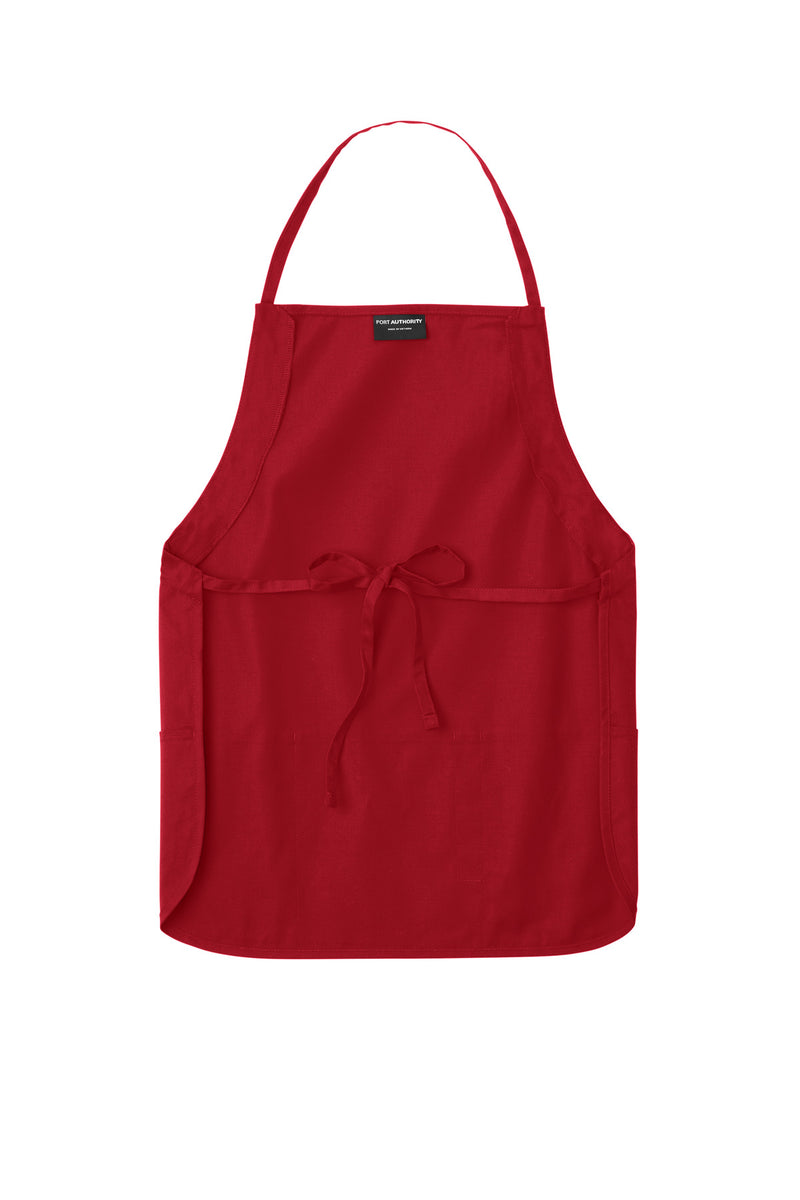 Port Authority Medium-Length Apron - Red