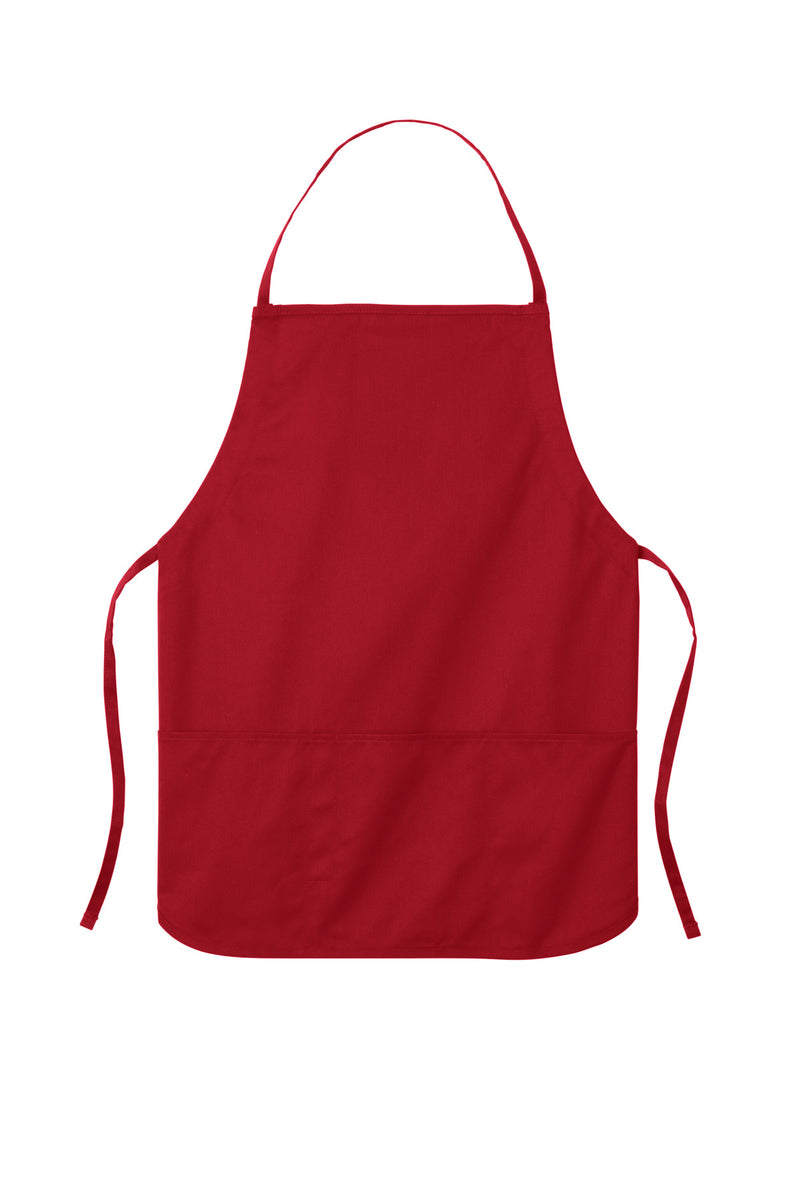 Port Authority Medium-Length Apron - Red
