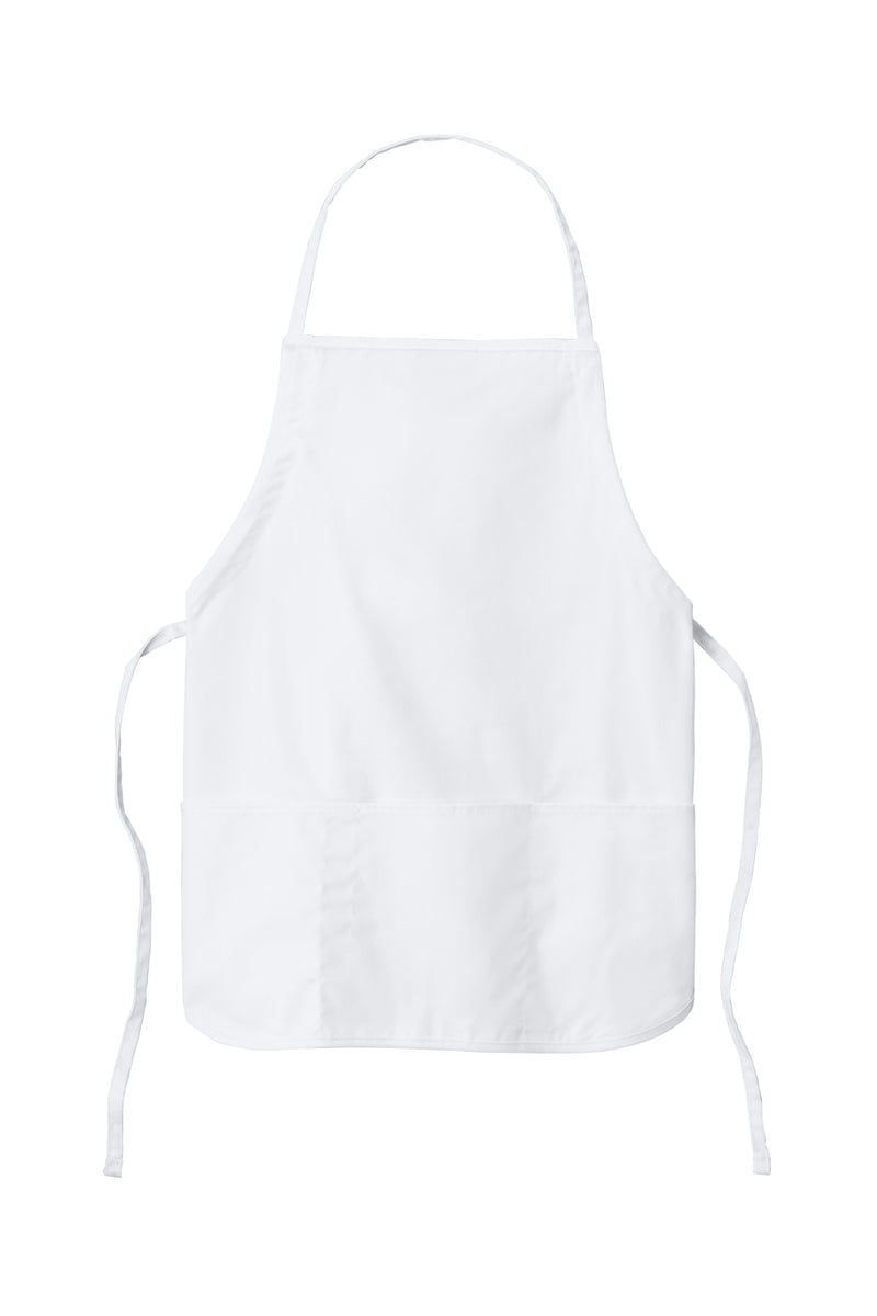 Port Authority Medium-Length Apron - White
