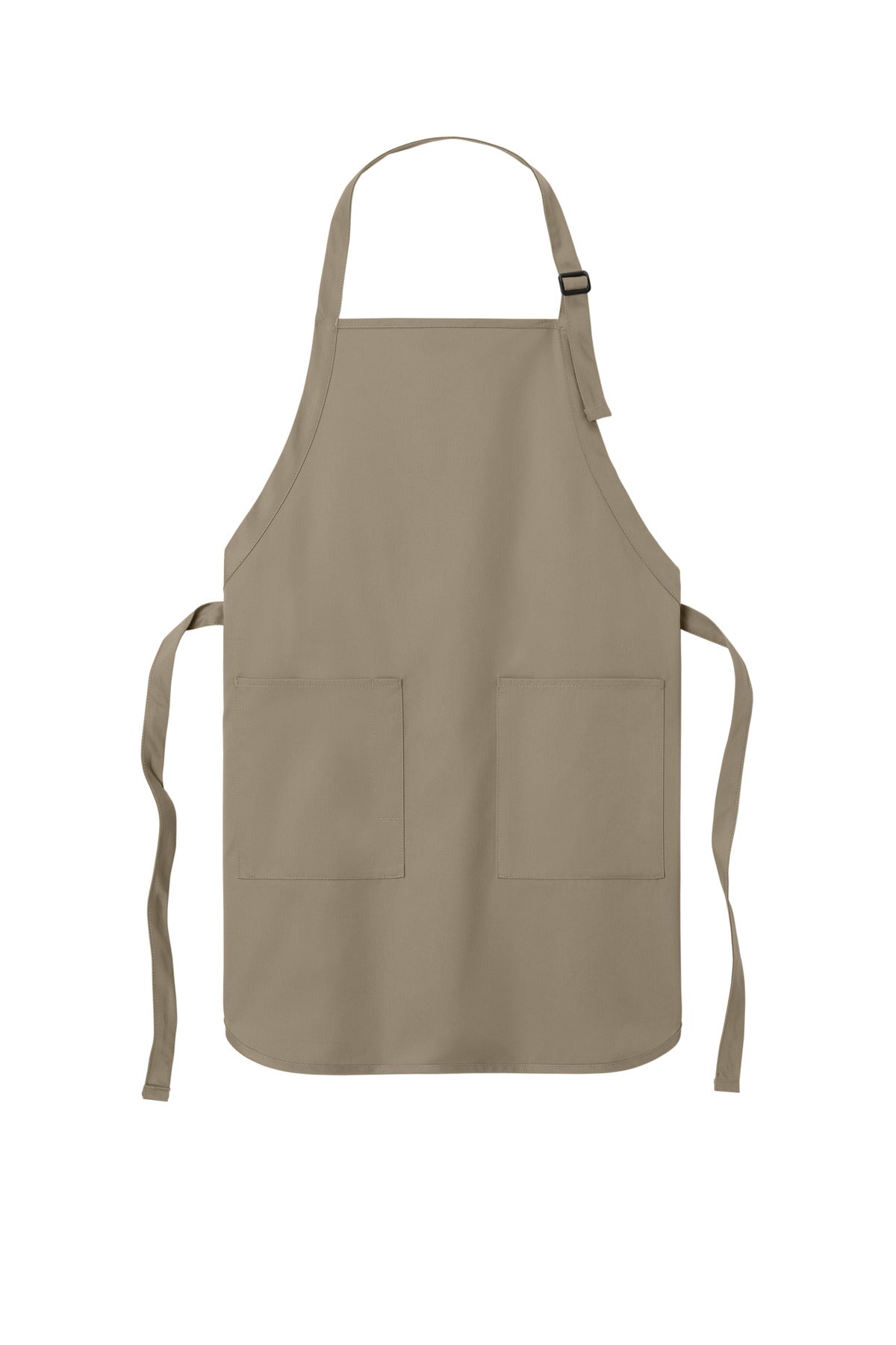 Port Authority  Full-Length Two-Pocket Bib Apron - Khaki
