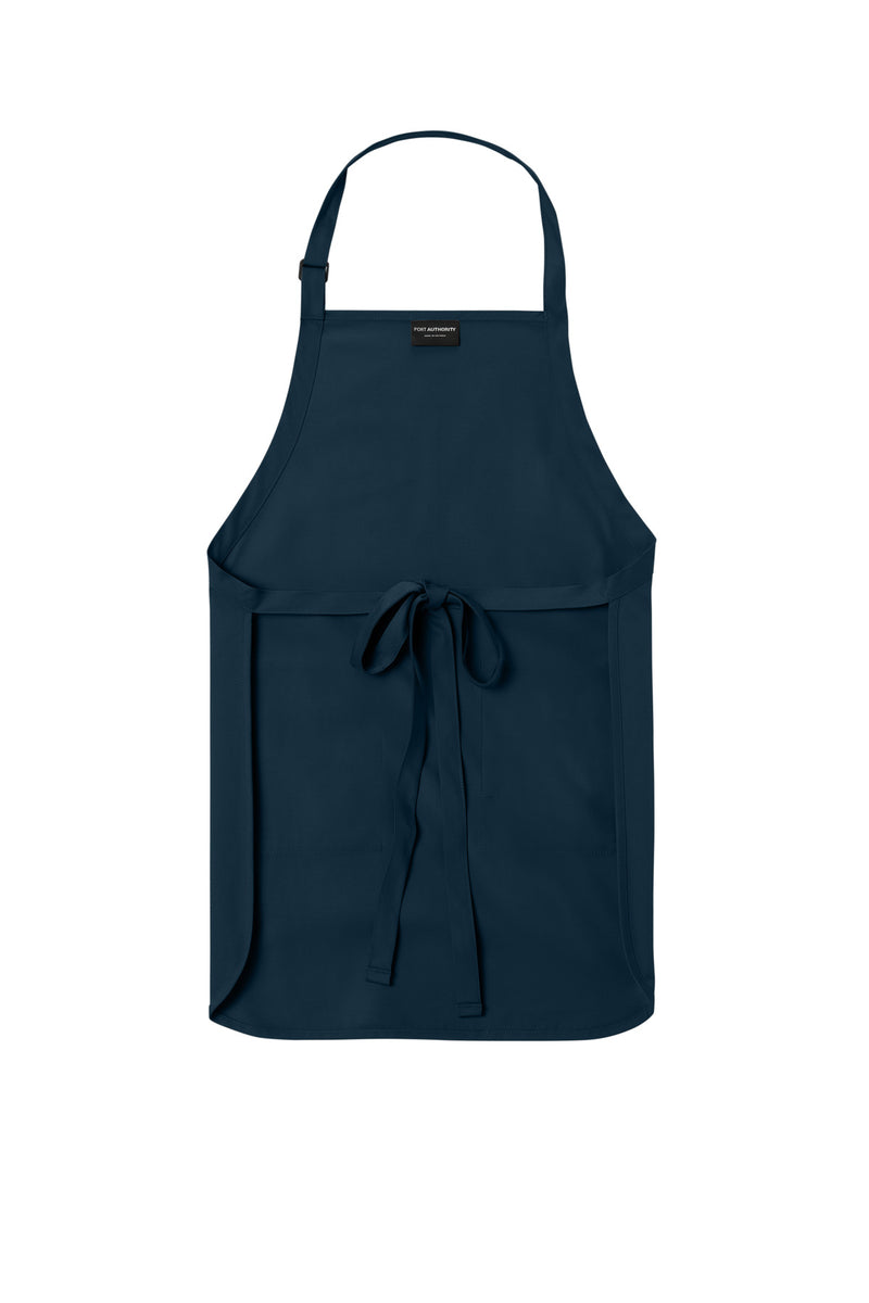 Port Authority  Full-Length Two-Pocket Bib Apron - Navy